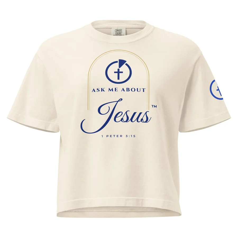 Ask Me About Jesus™ Women's Boxy Tee