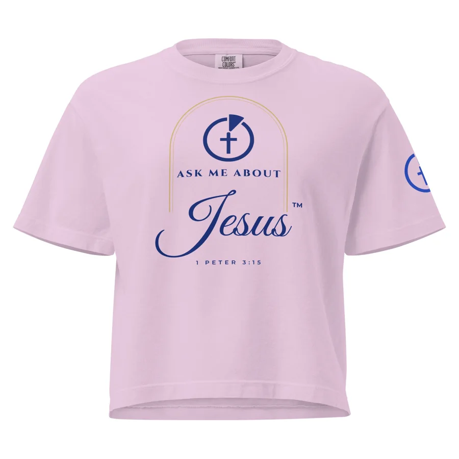 Ask Me About Jesus™ Women's Boxy Tee