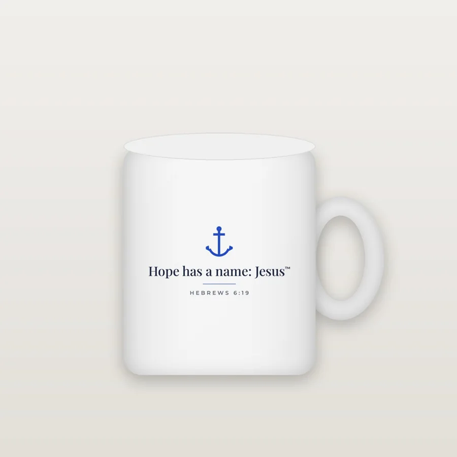 Hope Has a Name: Jesus™ Anchor Mug (15 oz)