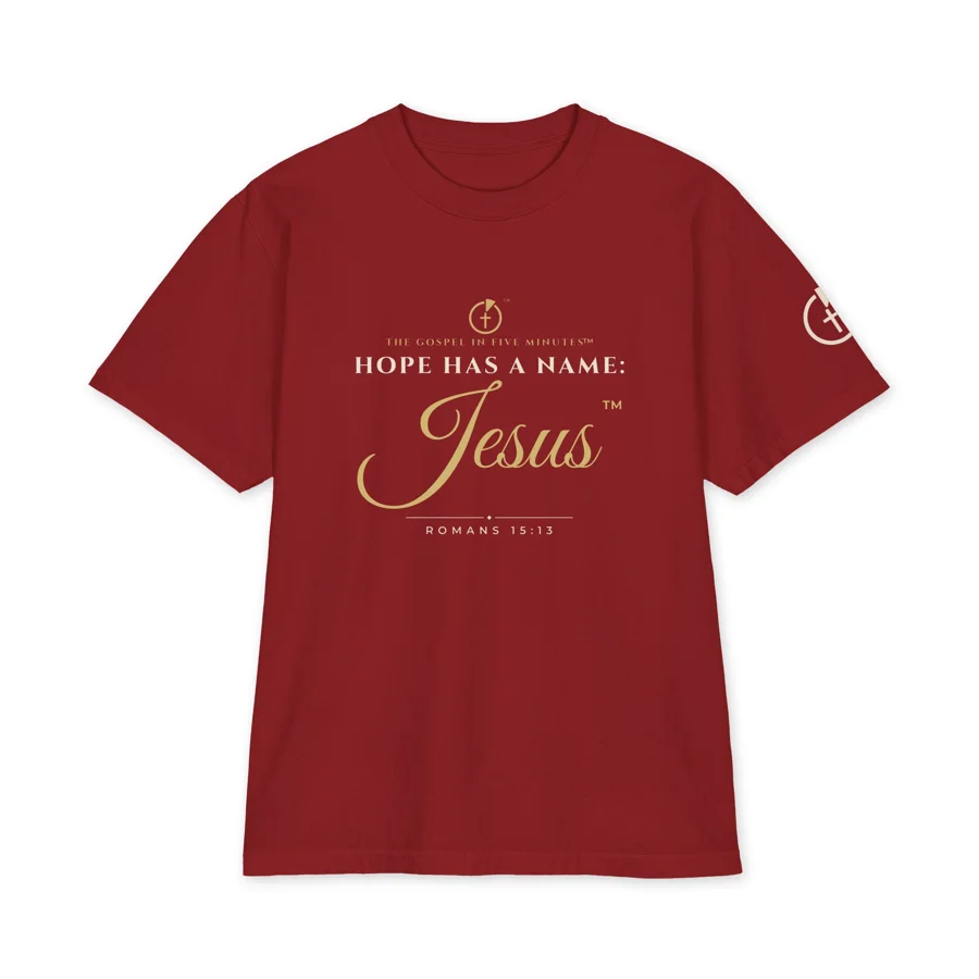 Hope Has a Name: Jesus™ Max Heavyweight Tee