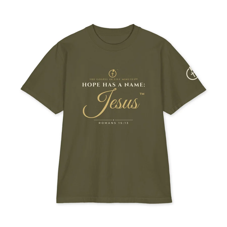 Hope Has a Name: Jesus™ Max Heavyweight Tee