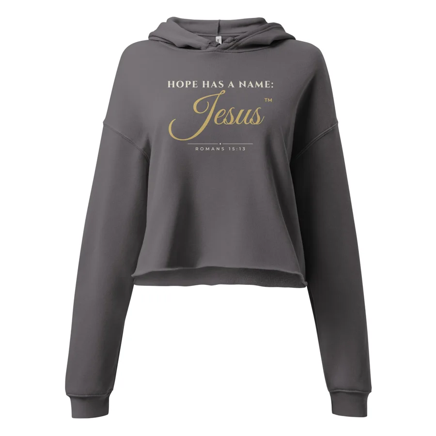 Hope Has a Name: Jesus™ Women's Cropped Hoodie