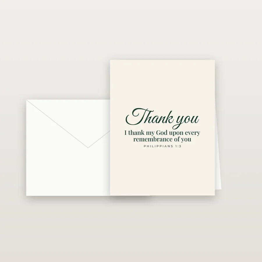I Thank My God Thank-You Cards (8-Pack)