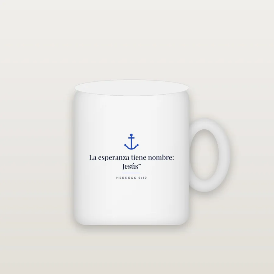 La Esperanza Tiene Nombre: Jesús™ Anchor Mug (15 oz, Spanish)