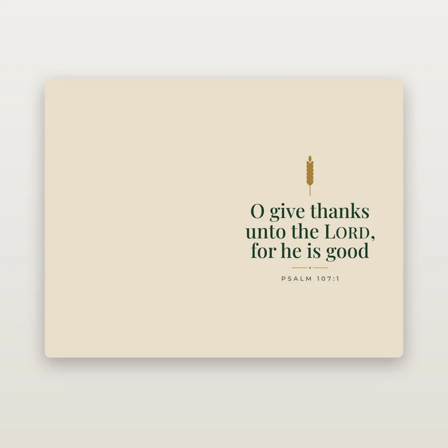 O Give Thanks Placemat Set of 4