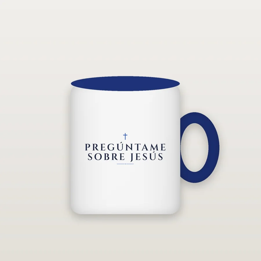 Pregúntame Sobre Jesús Mug (11 oz, Spanish)
