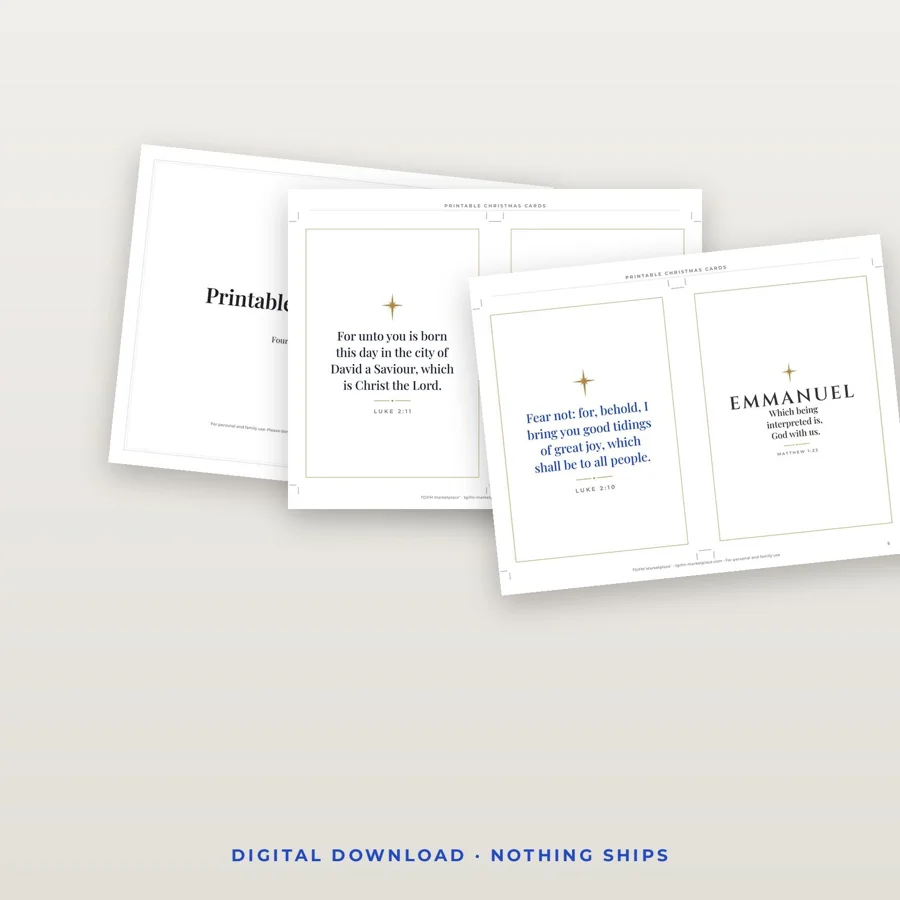 Printable Christmas Cards
