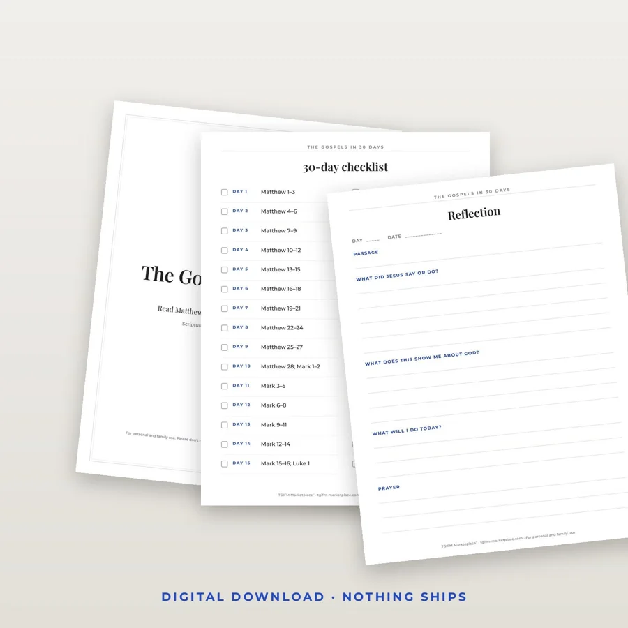 The Gospels in 30 Days