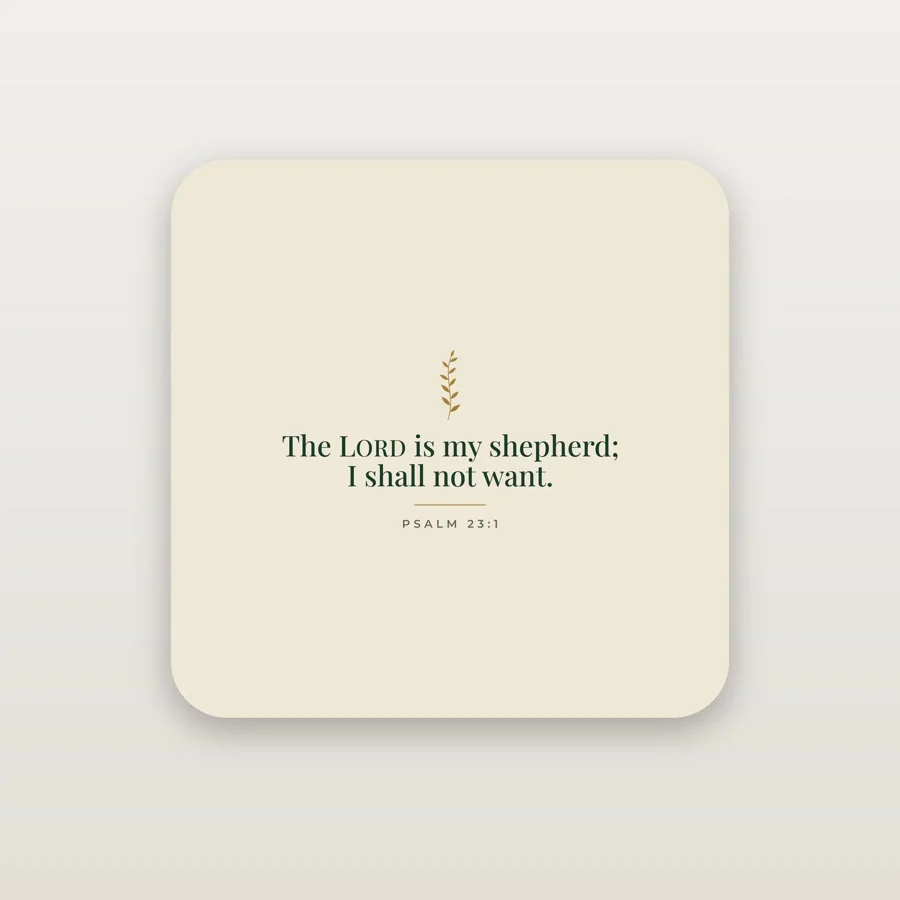 The LORD Is My Shepherd Throw Pillow