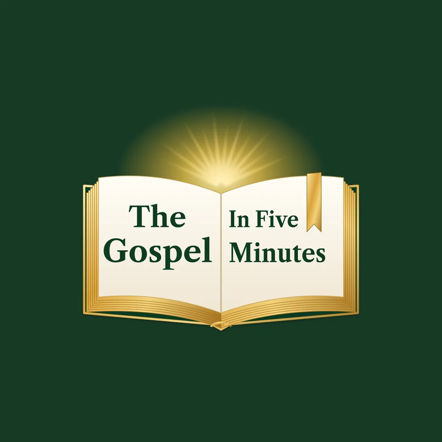 The Gospel In Five Minutes Glowing Bible T-Shirt